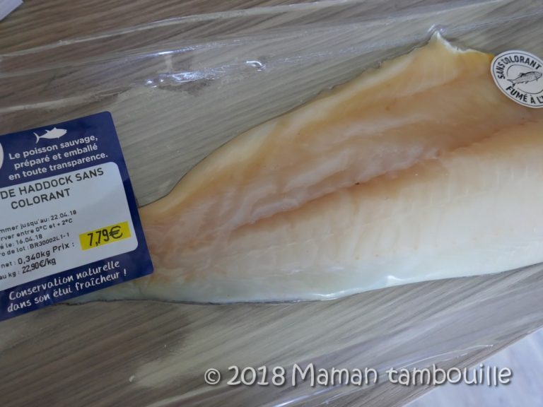 Salade au haddock et pesto à l'ail des ours Maman Tambouille