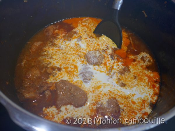 Sauté de porc sauce crémée au cognac Maman Tambouille