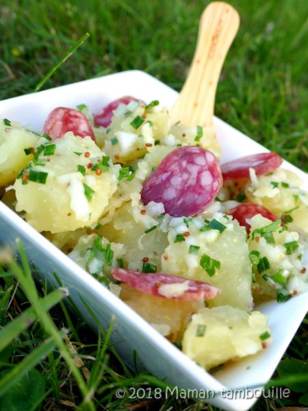 Salade de pommes de terre aux herbes