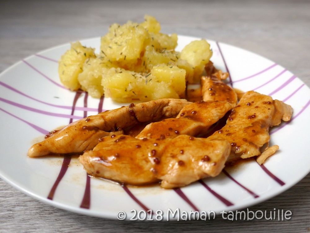 Aiguillettes De Poulet Miel Et Moutarde Maman Tambouille