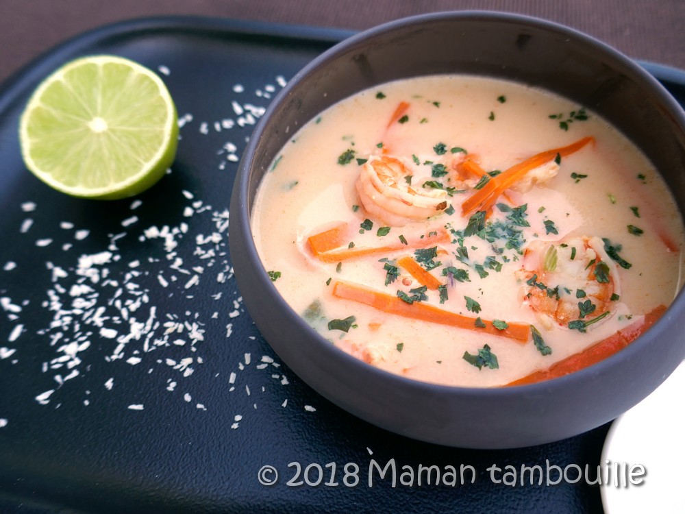 You are currently viewing Soupe thaï aux crevettes