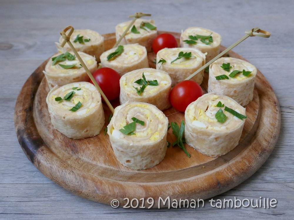 Wrap roulé au thon Maman Tambouille