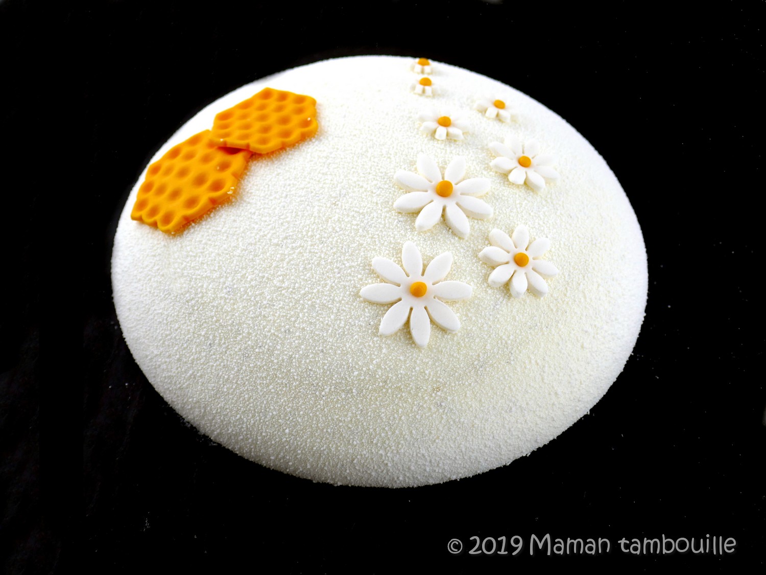 You are currently viewing Entremets miel vanille