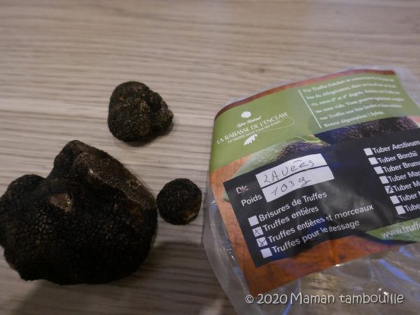 Ravioles \u00e0 la truffe Maman Tambouille