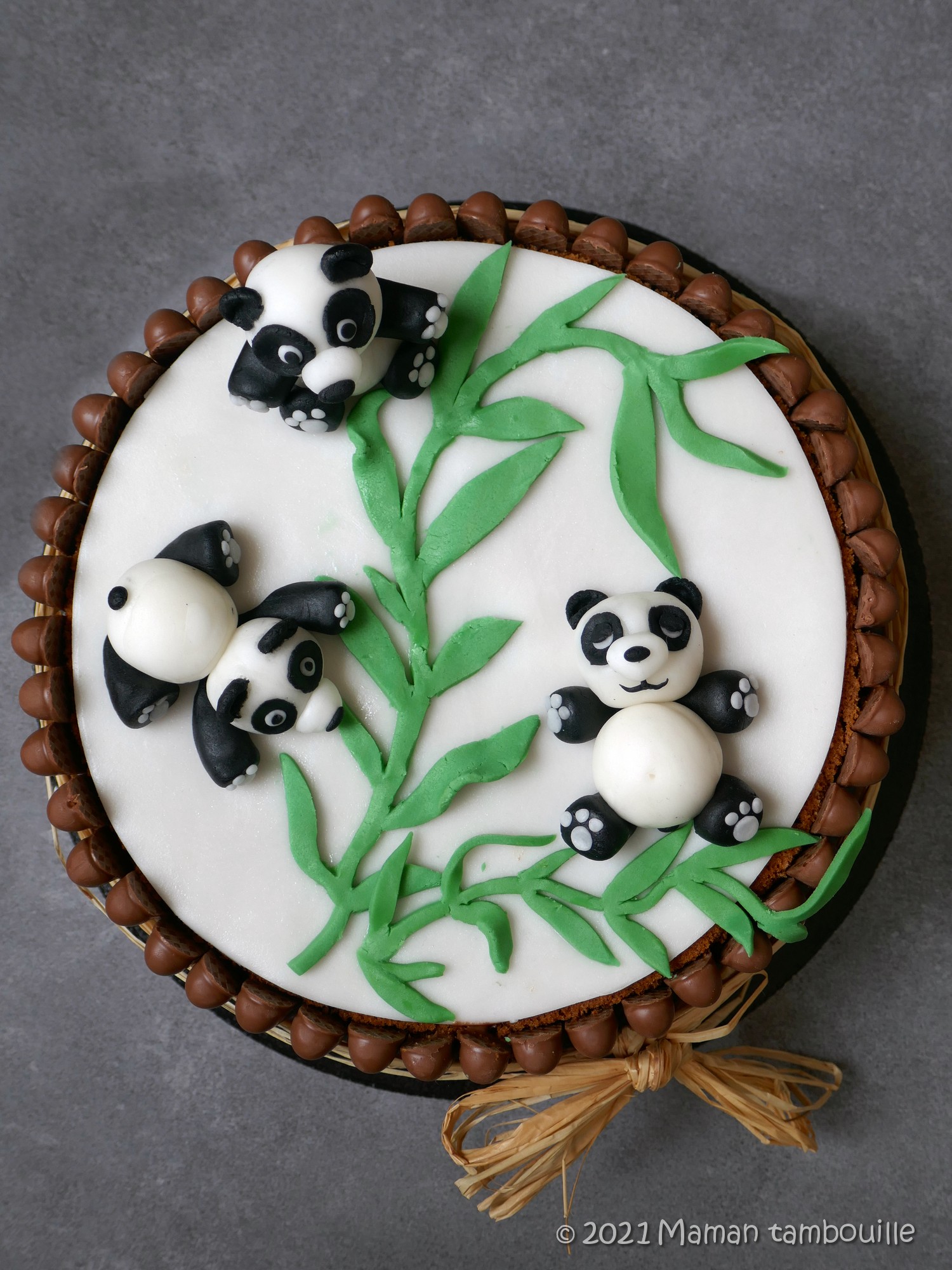 Gâteau panda Maman Tambouille