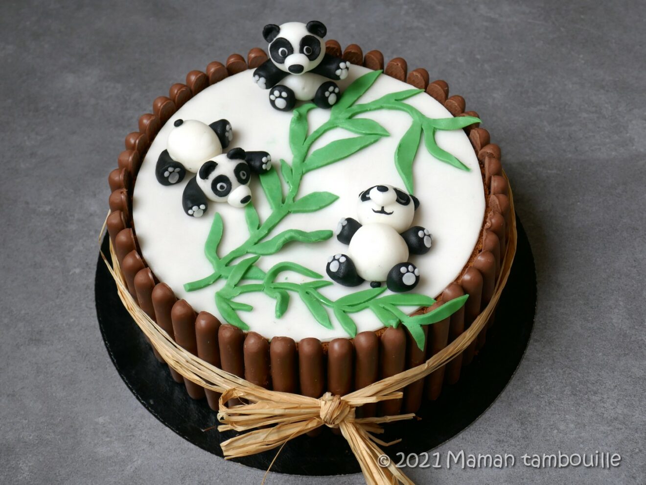 Gâteau panda Maman Tambouille