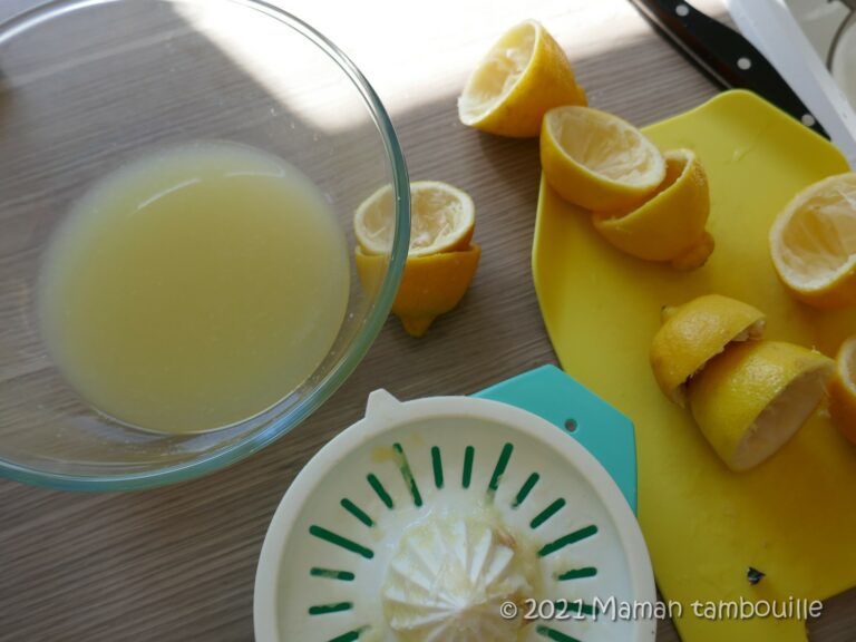 Sirop de citron Maman Tambouille
