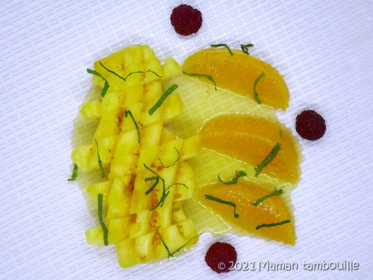Read more about the article Ananas coulis d’orange