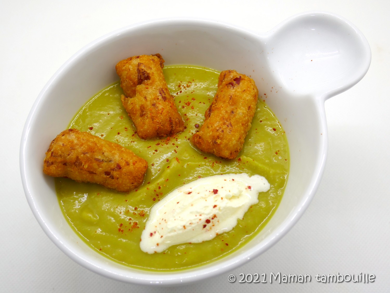 You are currently viewing Potage Saint Germain, beignets Pignatelli
